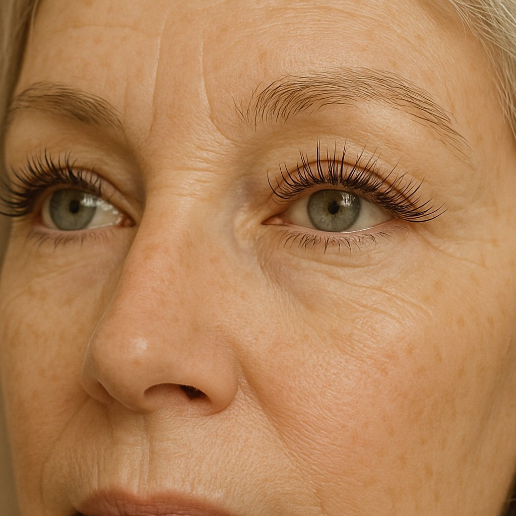 Wispy natural lash extensions